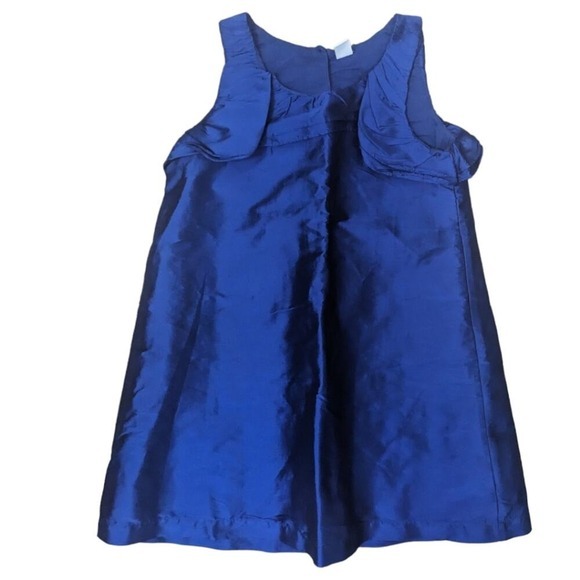 Old Navy Girls Royal Blue Bow Detail Sleeveless Dress Size S 6-7 - Picture 3 of 5